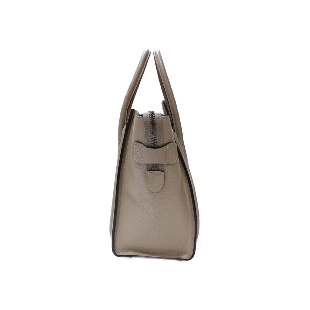 Celine Classic Beige Handbag Leather Luggage Tan
